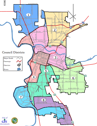 sacramento map district council elections primary registered vote